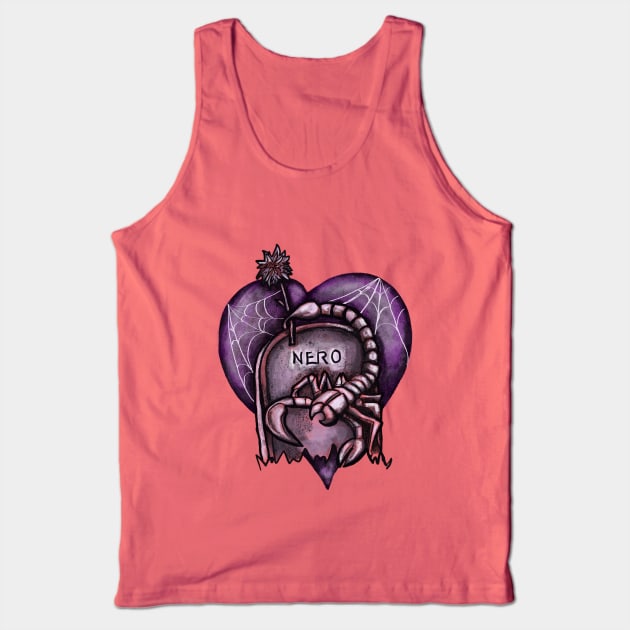 Wednesday Addams Inspired Nero Tribute Tank Top by Kraken Sky X TEEPUBLIC